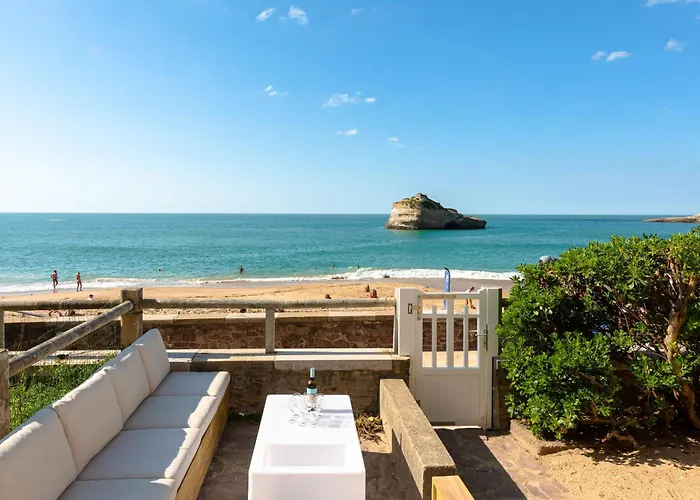 Aroha Apt With Terrasse And Sea View In Biarritz