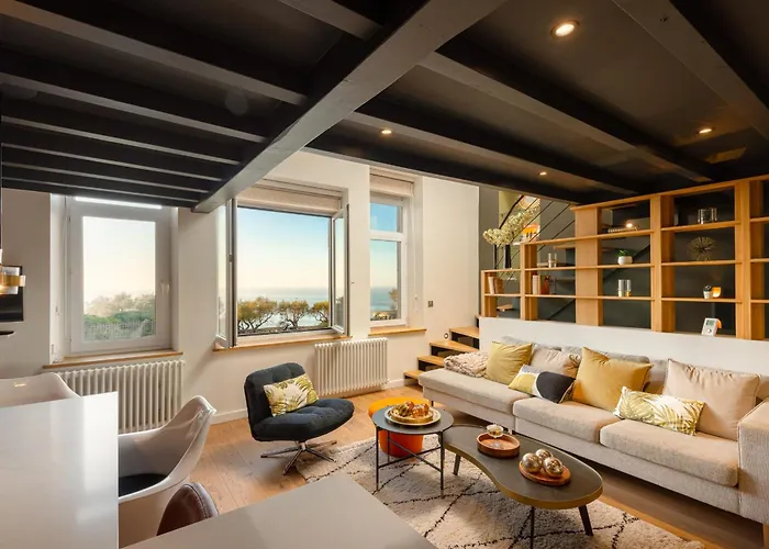 Alma - Apartment With Terrace And Sea View In Biarritz