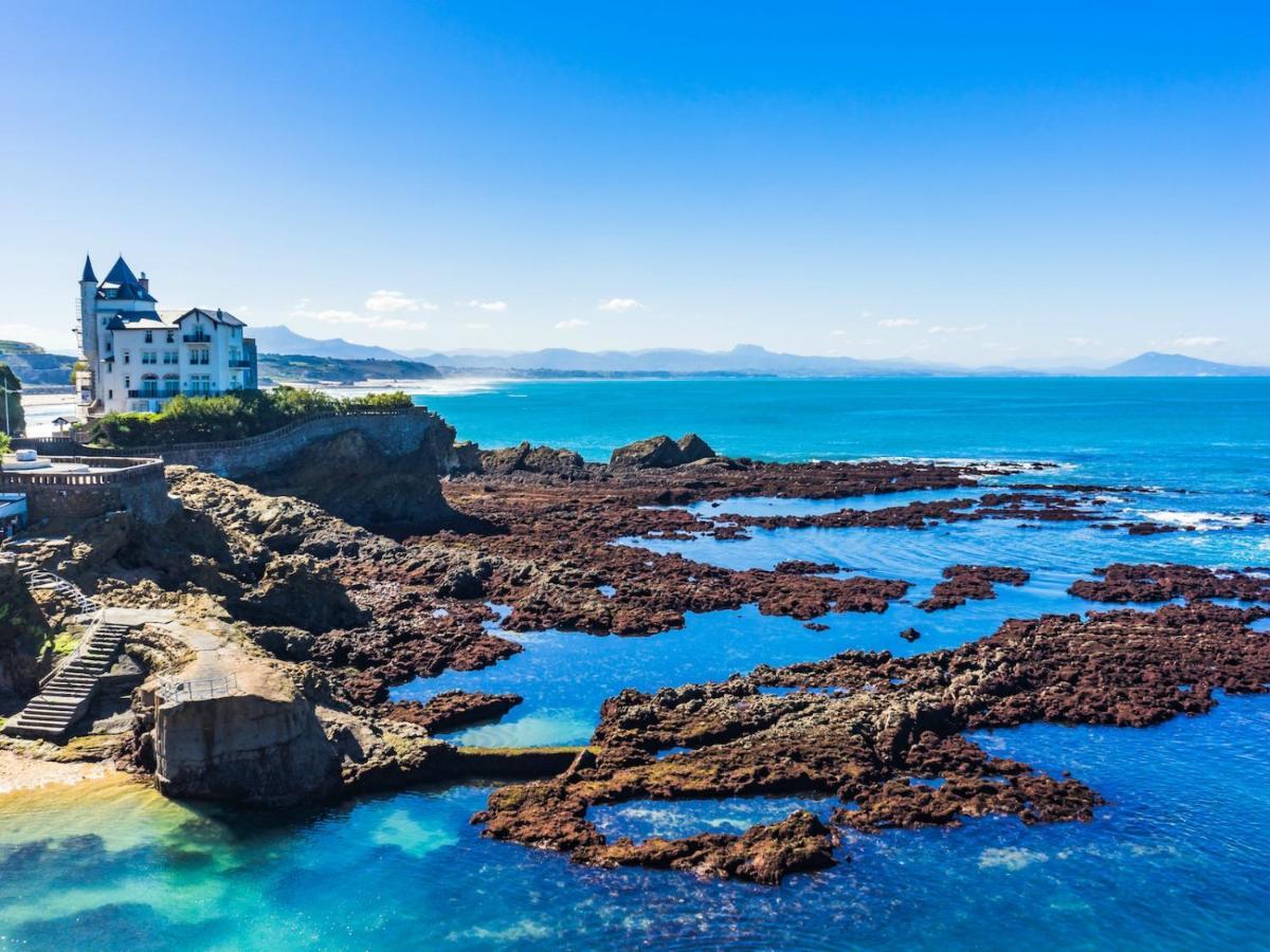Apartment Oceane Plage Cote Des Basques Par Ascenseur Parking Biarritz