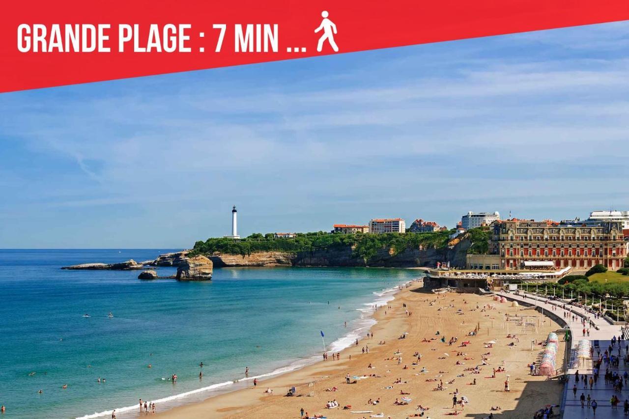 Oceane Plage Cote Des Basques Par Ascenseur Parking *