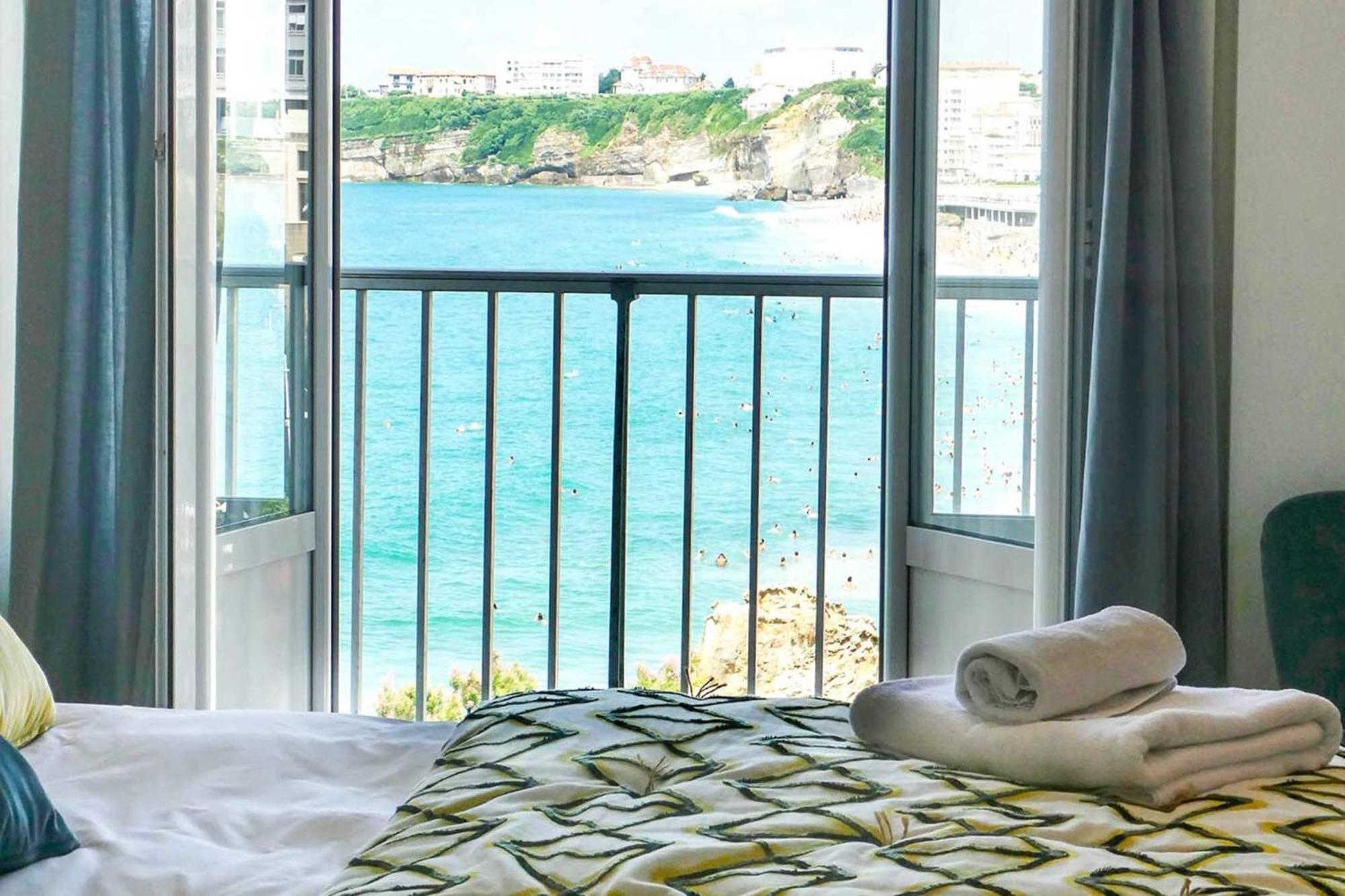 Beachview Keyweek Beachfront Renovated With Parking In Appartement Biarritz
