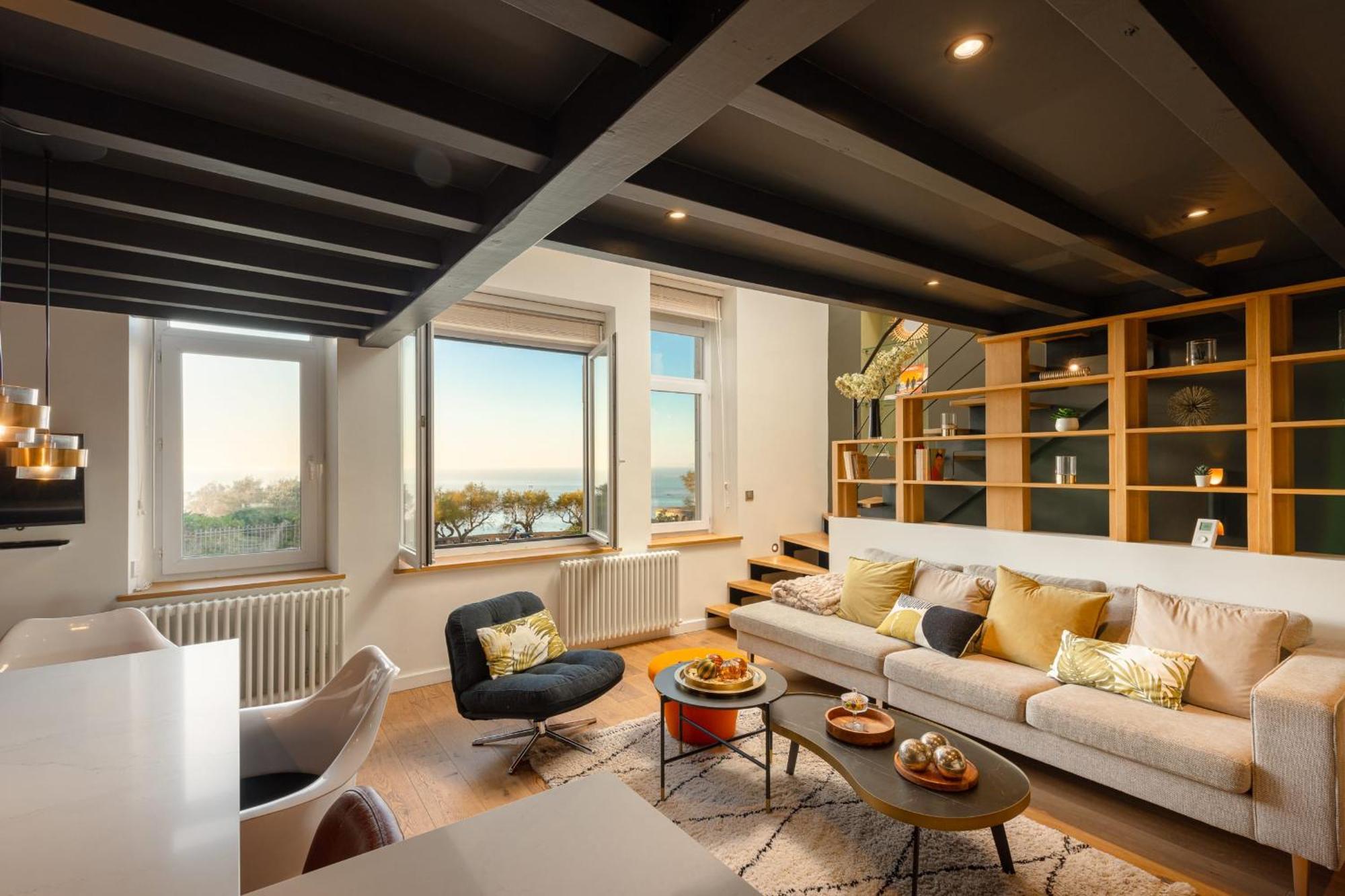 Alma - With Terrace And Sea View In Apartment Biarritz