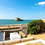 Aroha Apt With Terrasse And Sea View In Biarritz