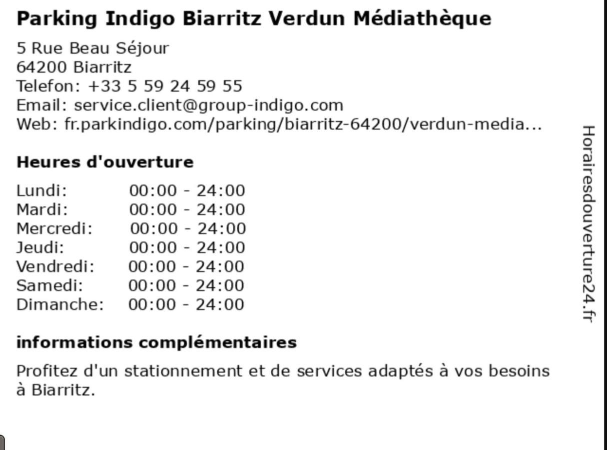 Centre, Pres Avenue De Verdun- Et Casino A 10 Mn A Pied- 4 Personnes -rdc * Biarritz