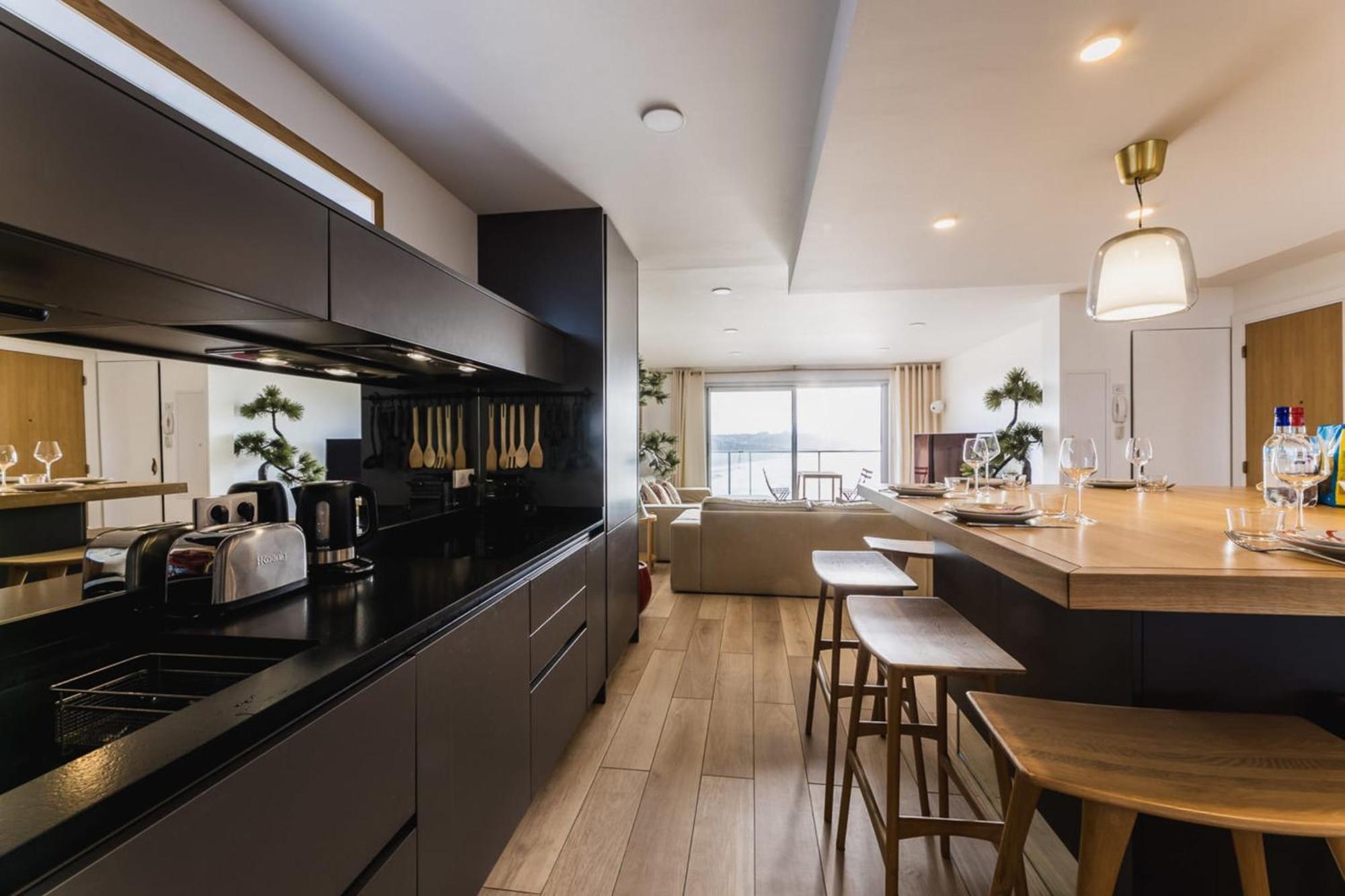 Apartment Blue Uhaina Keyweek Sea View Downtown Biarritz