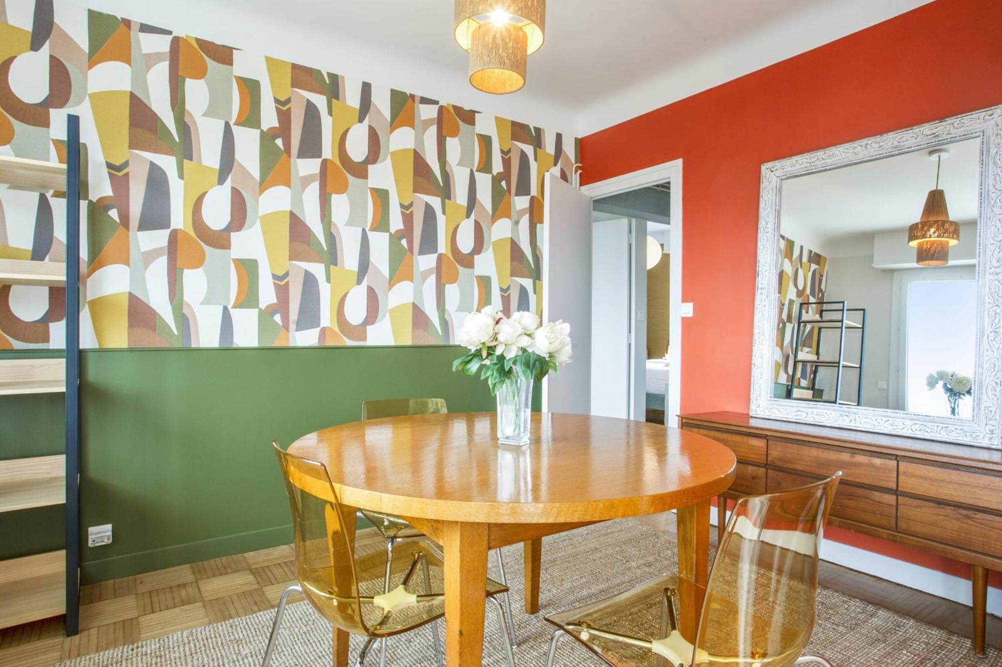 T3 Design Et Familial Avec Parking Proche Commodites Apartment *