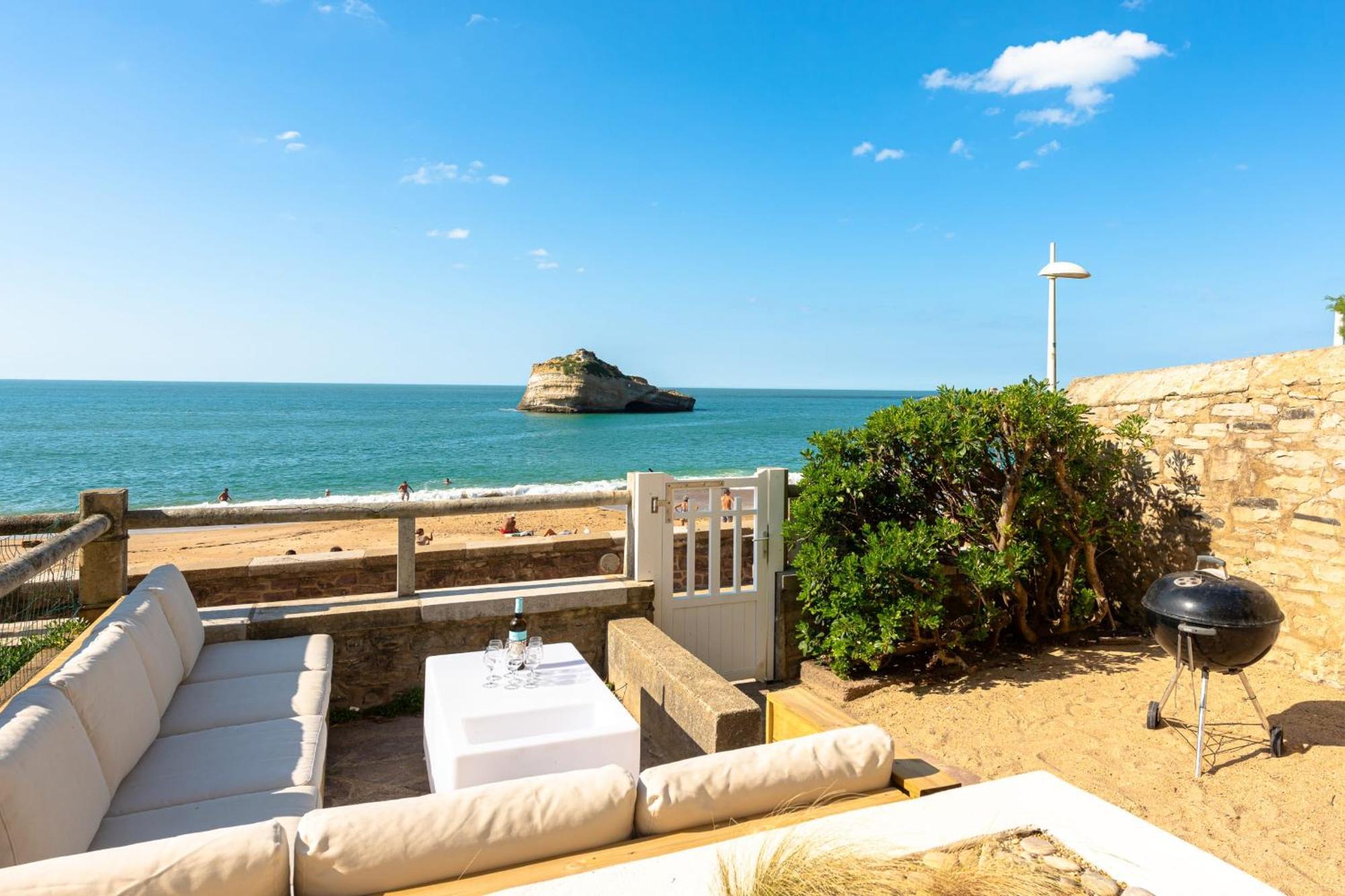 Aroha With Terrasse And Sea View In Apartment Biarritz