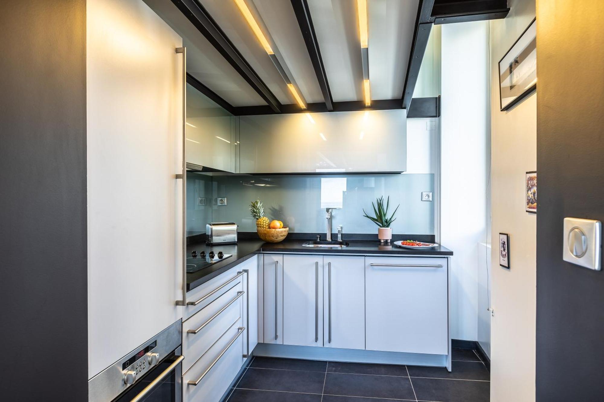 Easy Clés- Lovely Loft in front of the Port Vieux beach - Parking Apartamento Biarriz